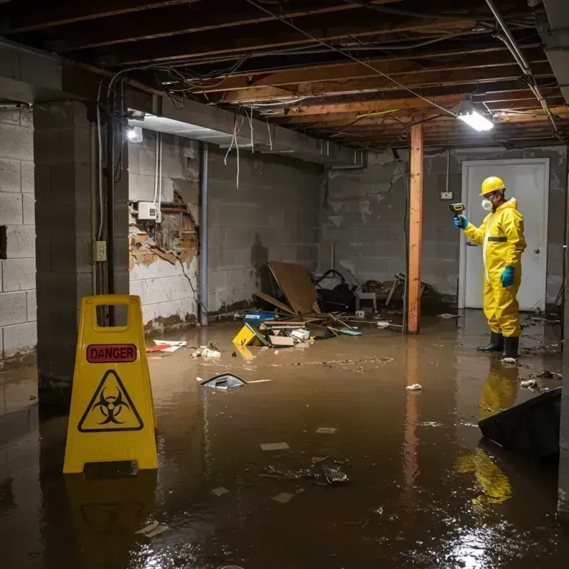 Flooded Basement Electrical Hazard in Pueblo West, CO Property